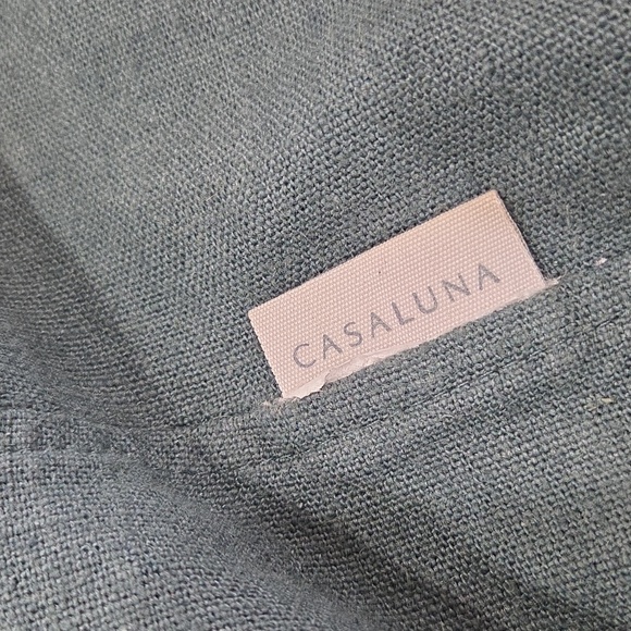 Casaluna Green Linen Tote Bag - Picture 3 of 3